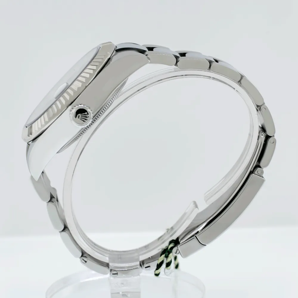 Rolex Sky-Dweller 42mm White Gold & Steel Black Index Dial & Fluted Bezel 336934