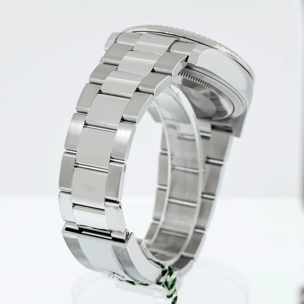 Rolex Sky-Dweller 42mm White Gold & Steel Black Index Dial & Fluted Bezel 336934