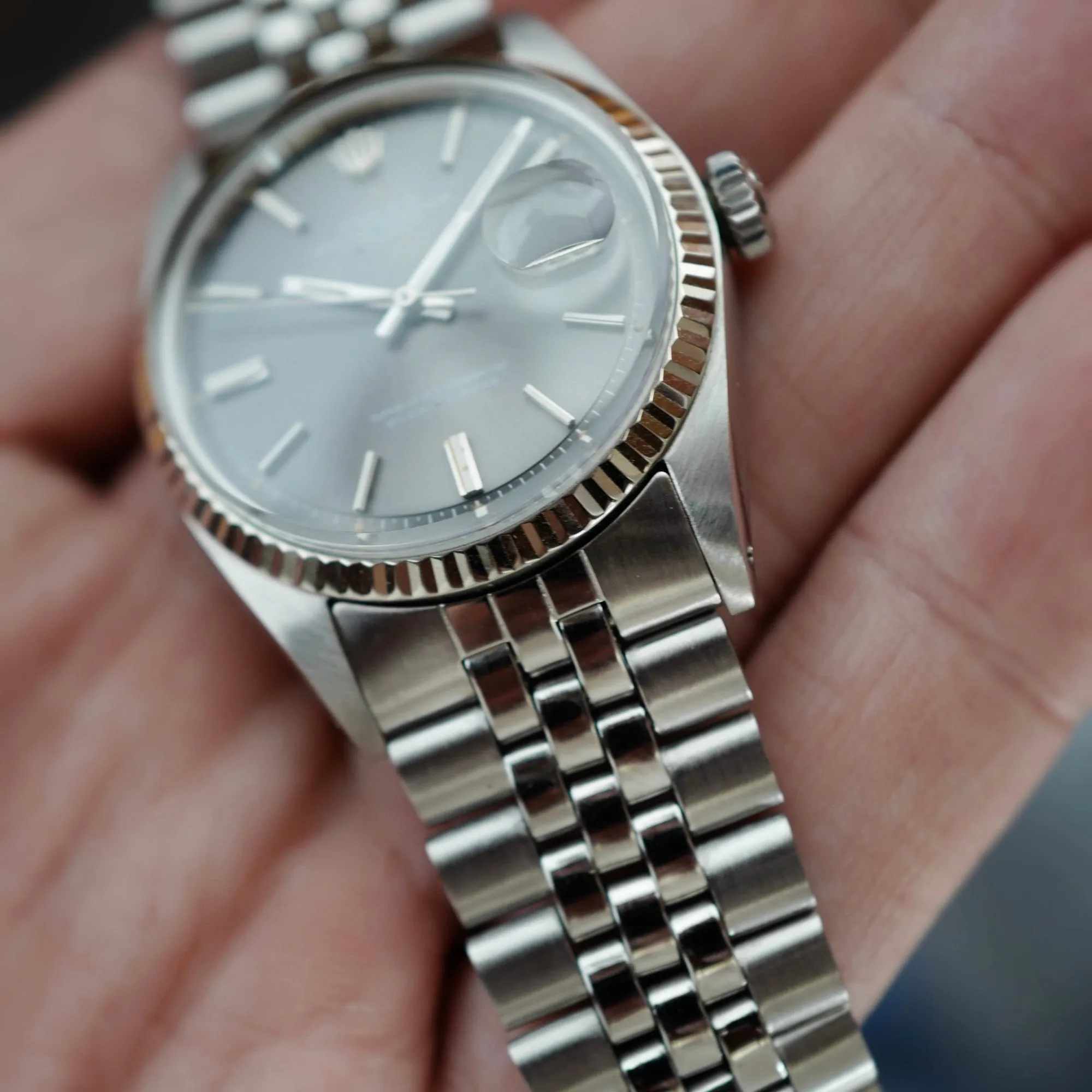 Rolex Steel Datejust Ref. 1601 with Grey Dial (New Arrival)