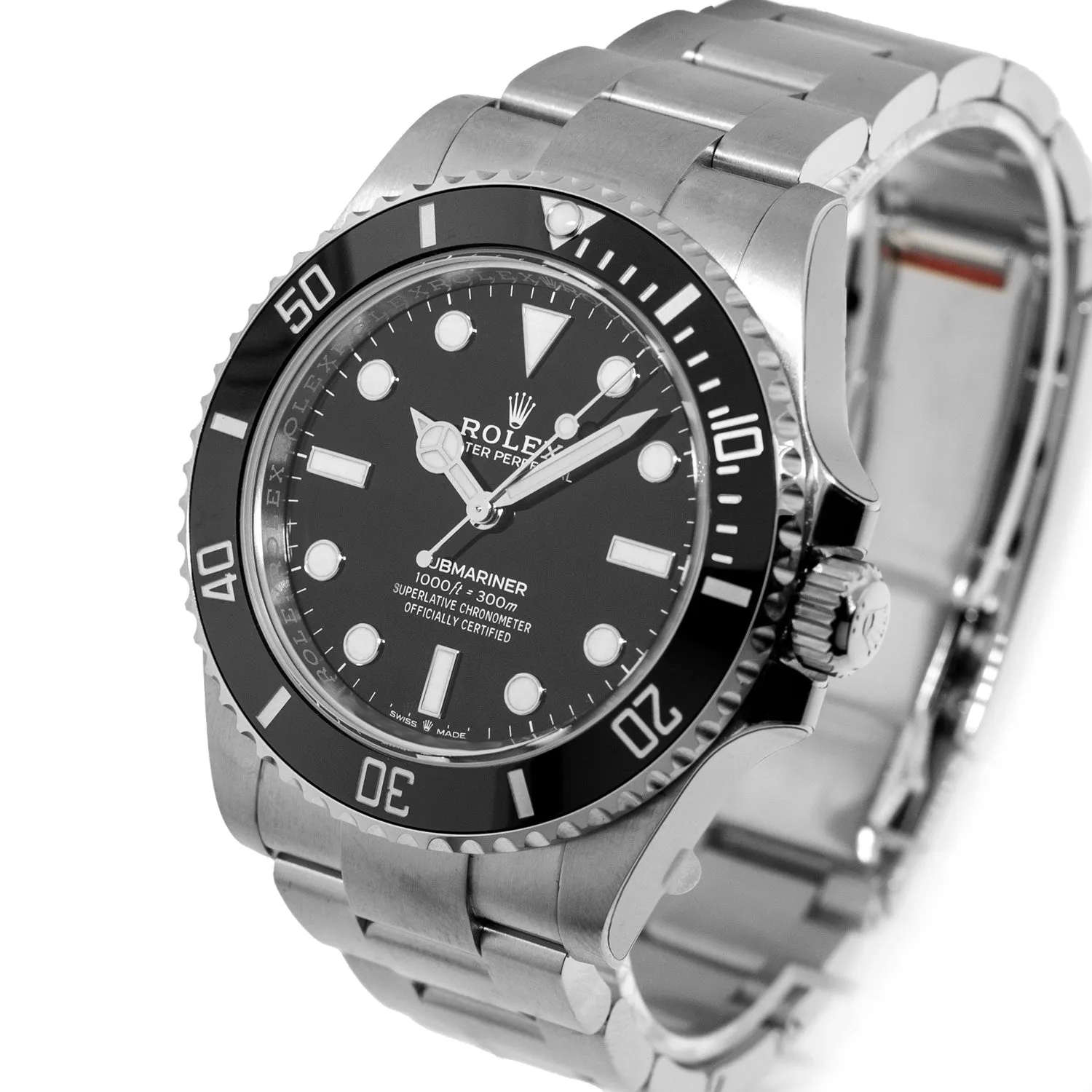 Rolex Submariner 41mm Stainless Steel Black Dial & Bezel 124060