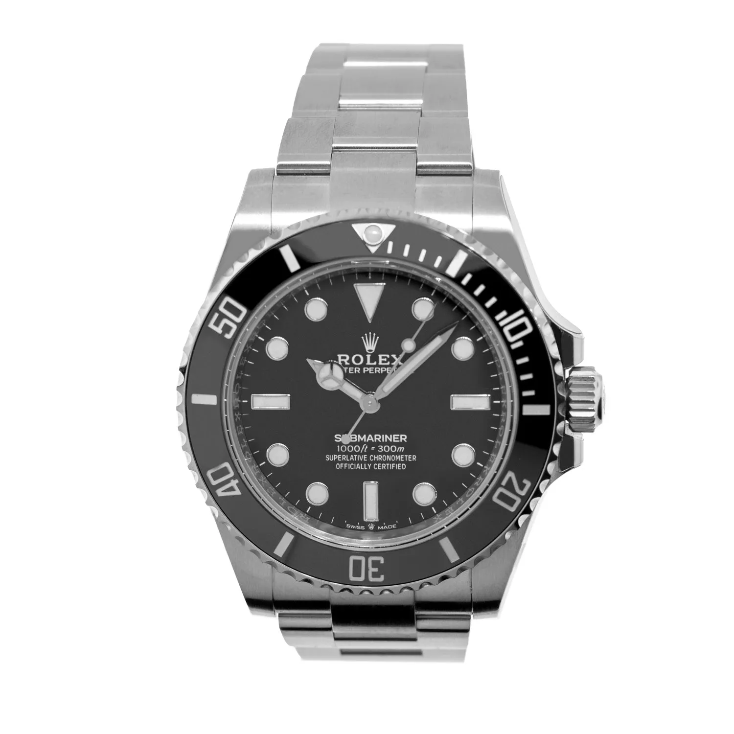 Rolex Submariner 41mm Stainless Steel Black Dial & Bezel 124060