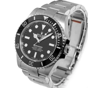 Rolex Submariner 41mm Stainless Steel Black Dial & Bezel 124060