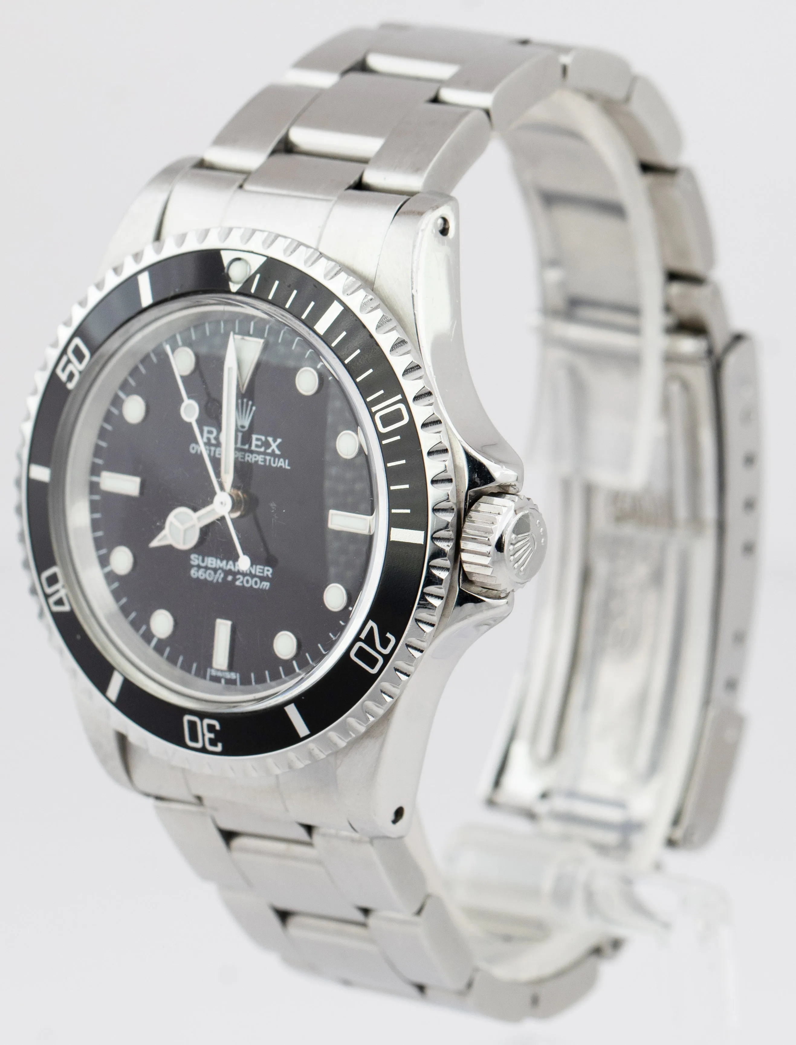 Rolex Submariner No-Date Stainless Steel 40mm Oyster Dive Watch 5513