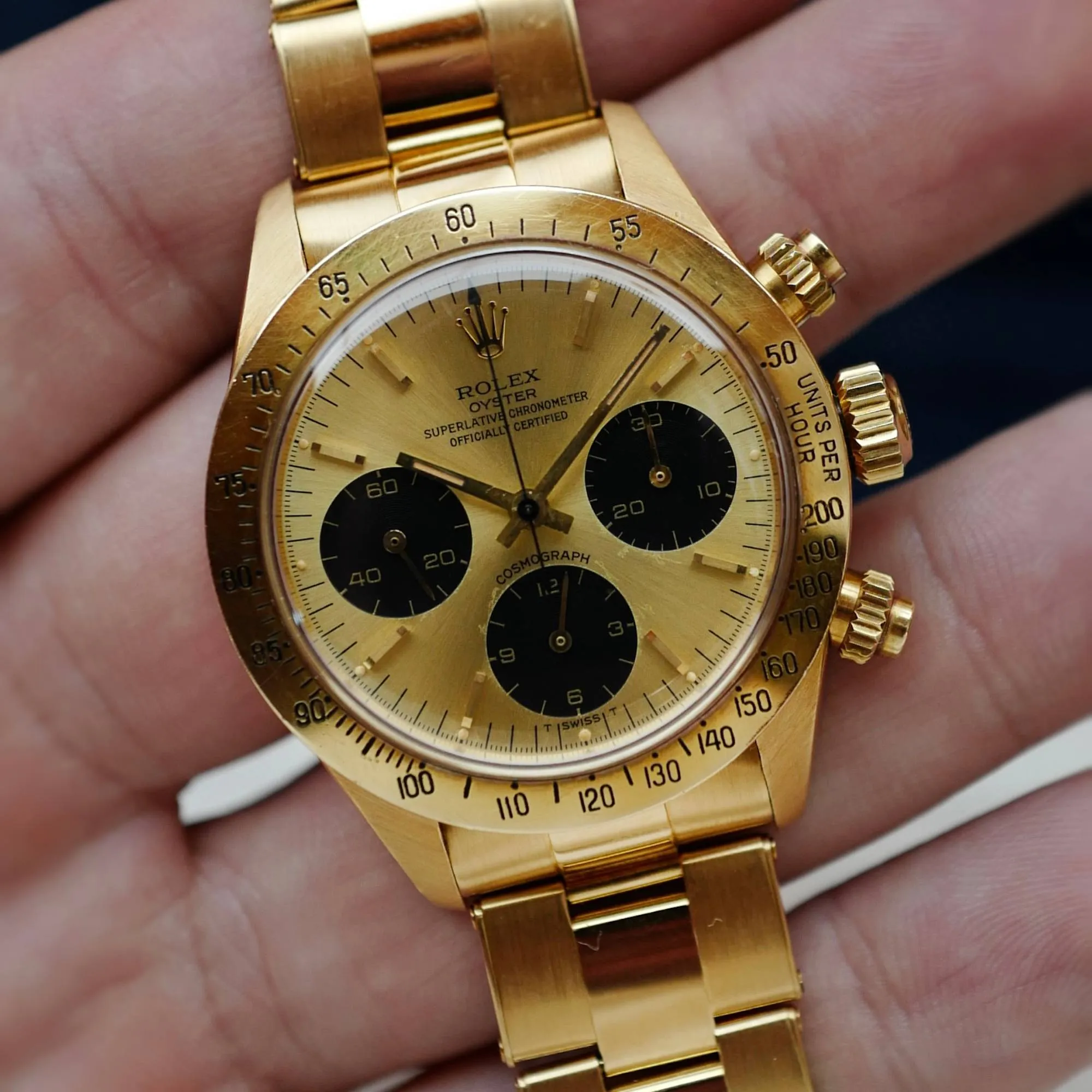 Rolex Yellow Gold Cosmograph Daytona Watch Ref. 6265