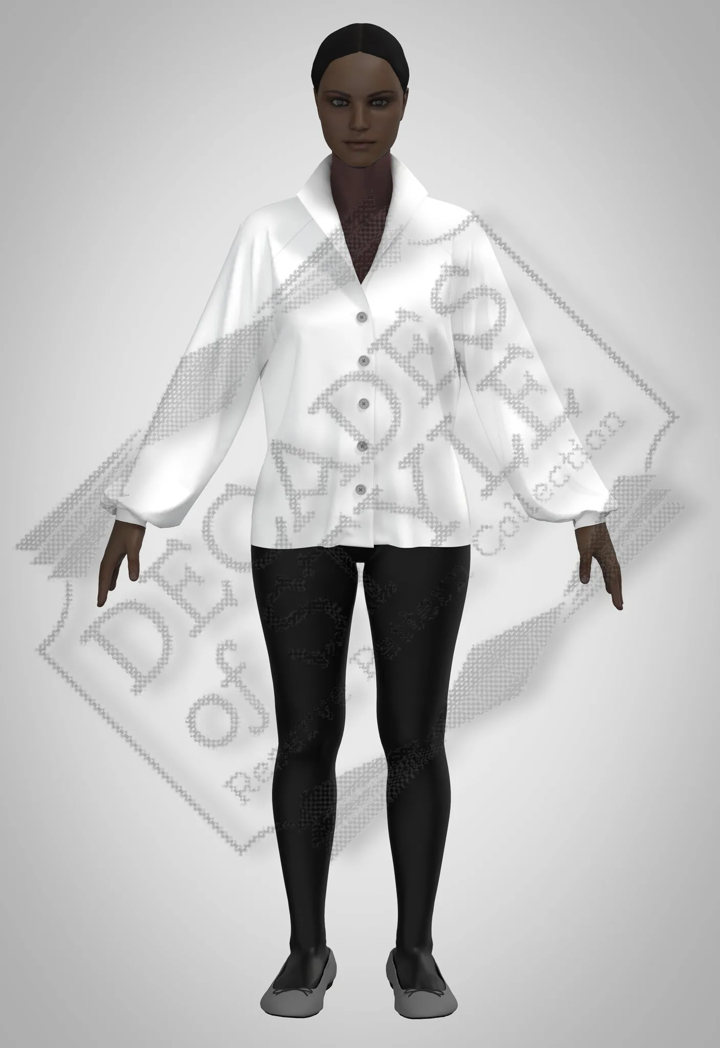 RPC - #Y01  1951 Raglan Sleeve Blouse