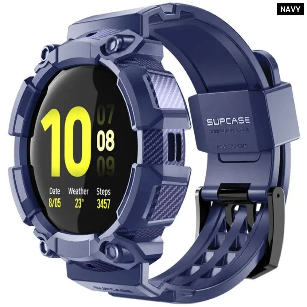 Rugged Protective Cover with Strap Bands for Samsung Galaxy Watch Active 2