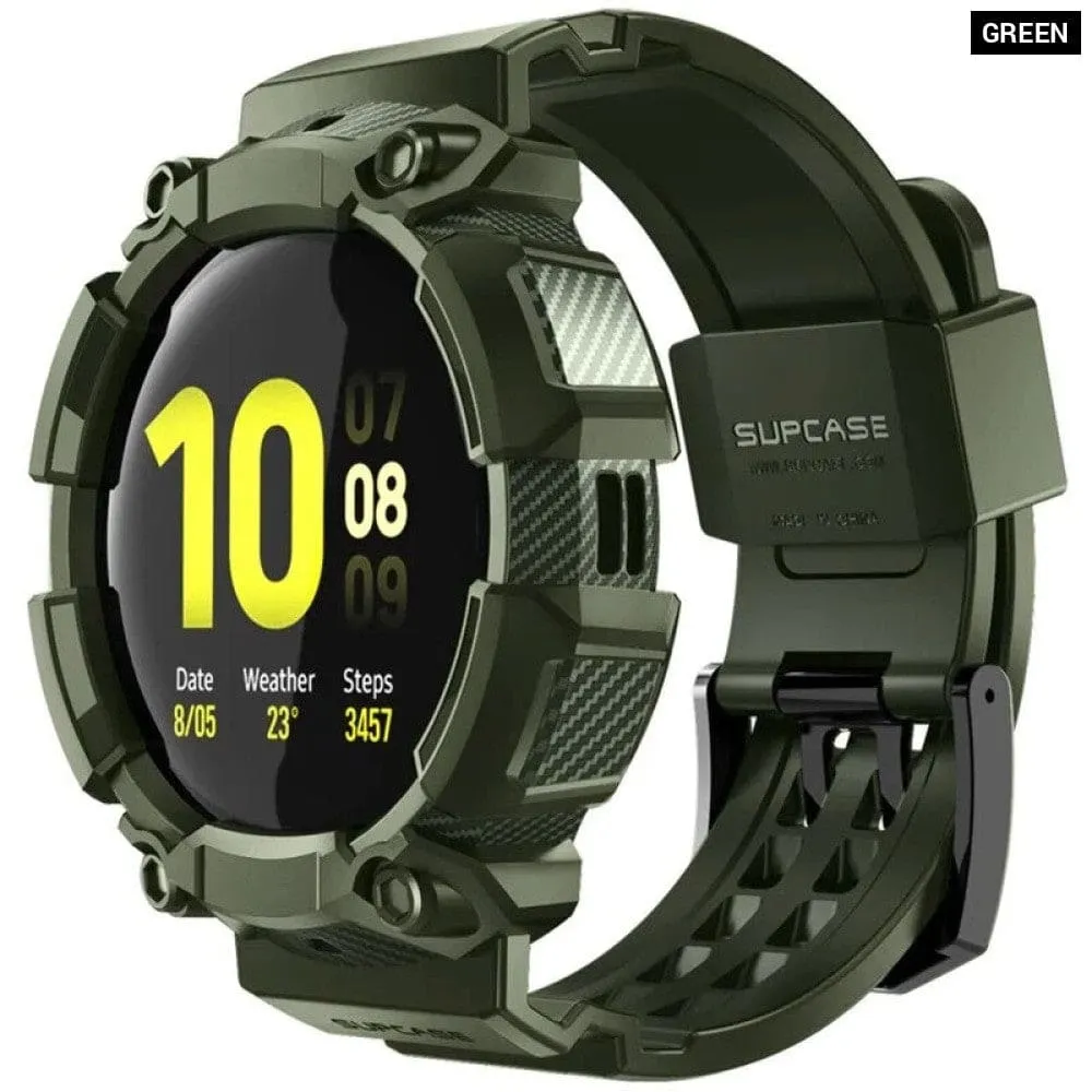 Rugged Protective Cover with Strap Bands for Samsung Galaxy Watch Active 2