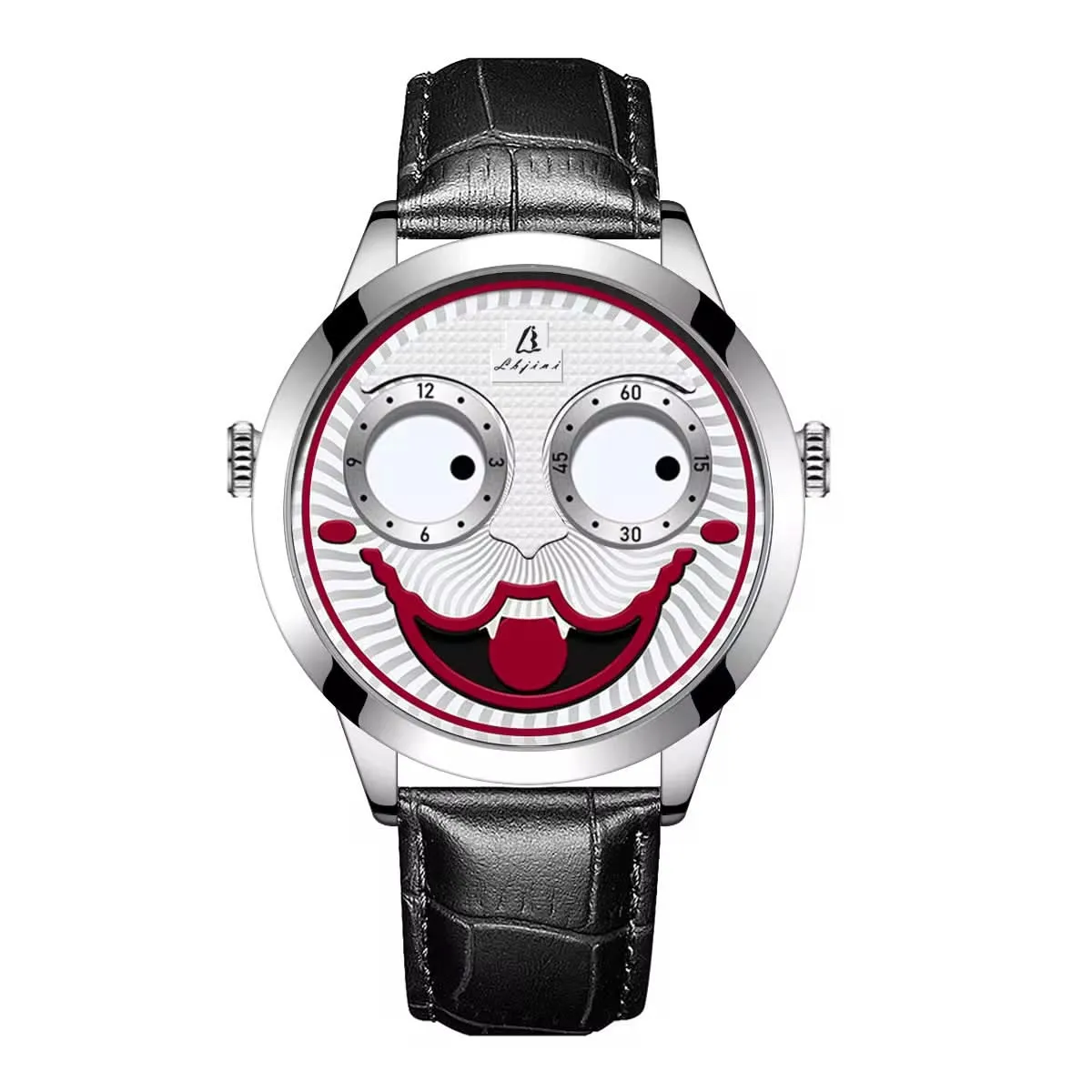 Russian Clown-Inspired Men's Sports Quartz Watch – Trendy