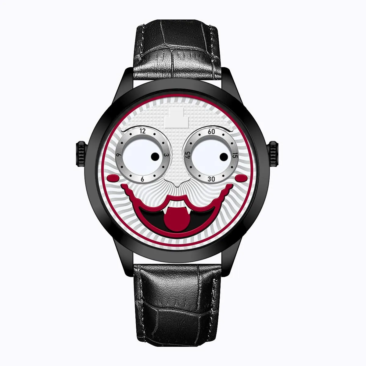 Russian Clown-Inspired Men's Sports Quartz Watch – Trendy