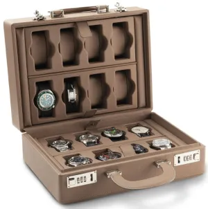 Scatola del Tempo Watch Case Valigetta 16 Chestnut