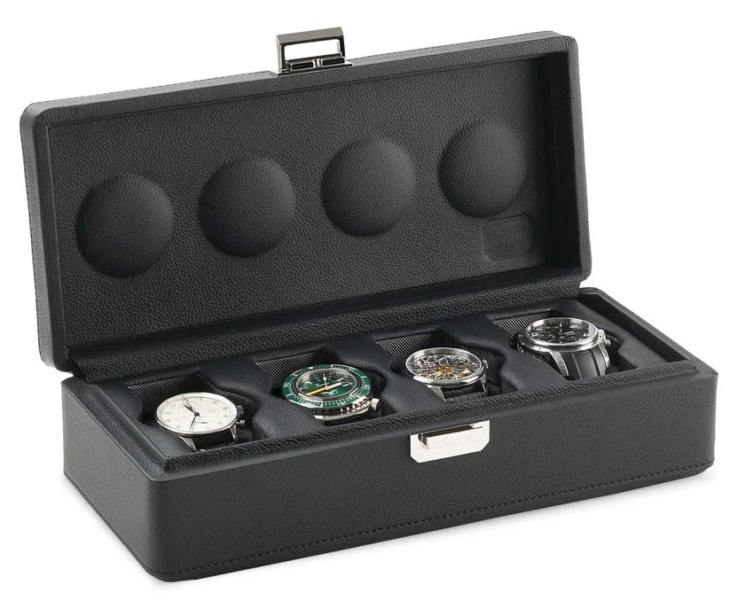 Scatola del Tempo Watch Case Valigetta 4 Black