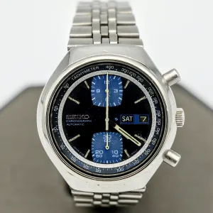 SEIKO John Player Special Watch Chronograph Automatic Wristwatch