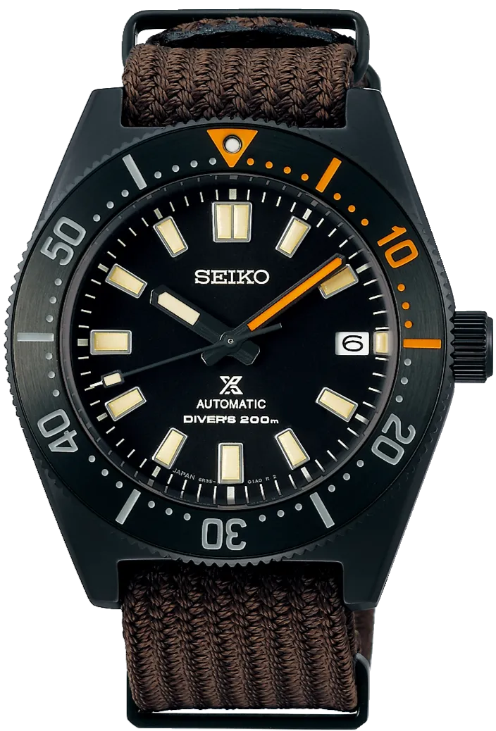 Seiko Prospex 2022 Black Series Limited Edition 1965 62MAS Modern Re-interpretation Automatic 200M Diver SBDC153