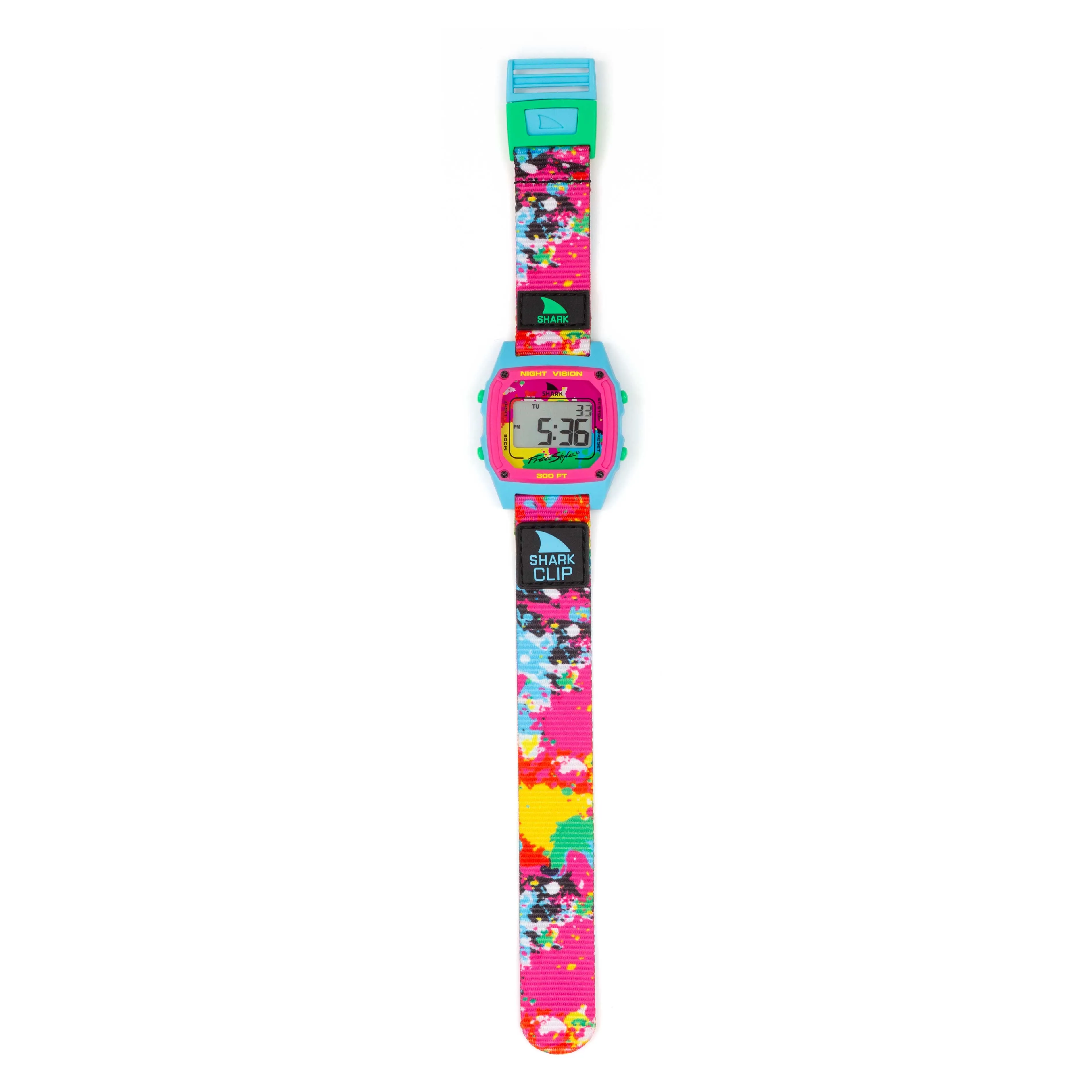 SHARK CLASSIC CLIP NEON SPLATTER