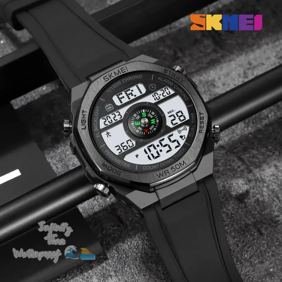 Skmei 2209 - Black White