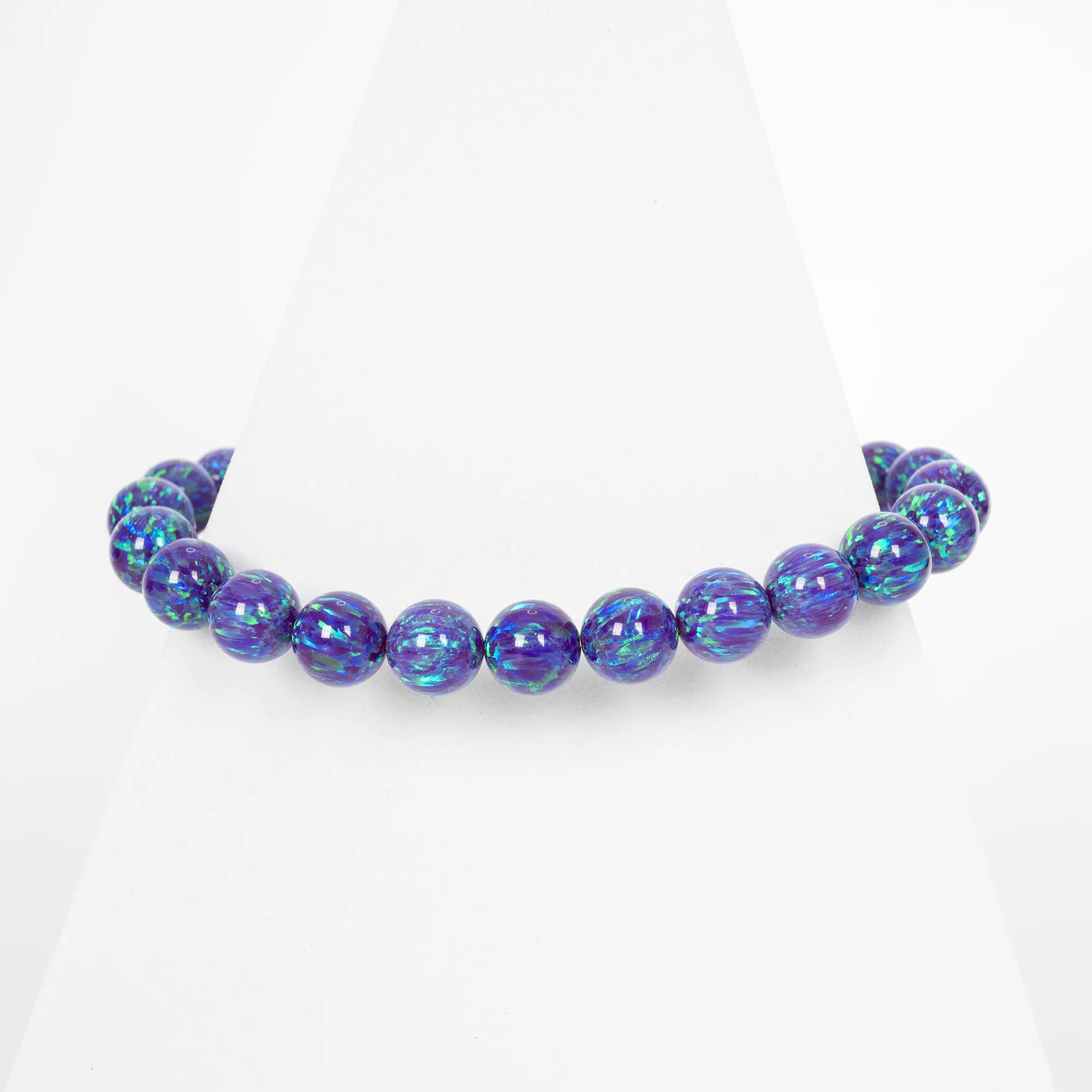 Sleepy Lavender Opal Beaded Bracelet