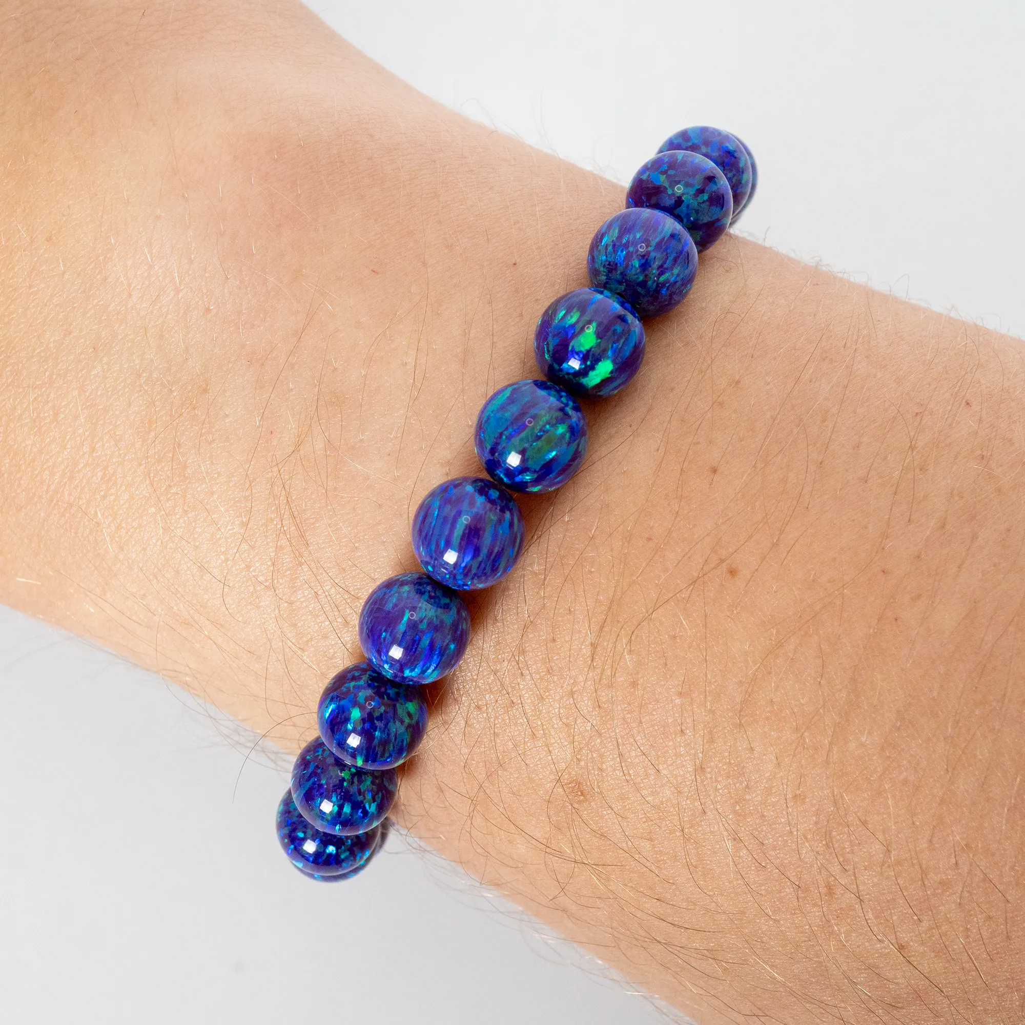 Sleepy Lavender Opal Beaded Bracelet