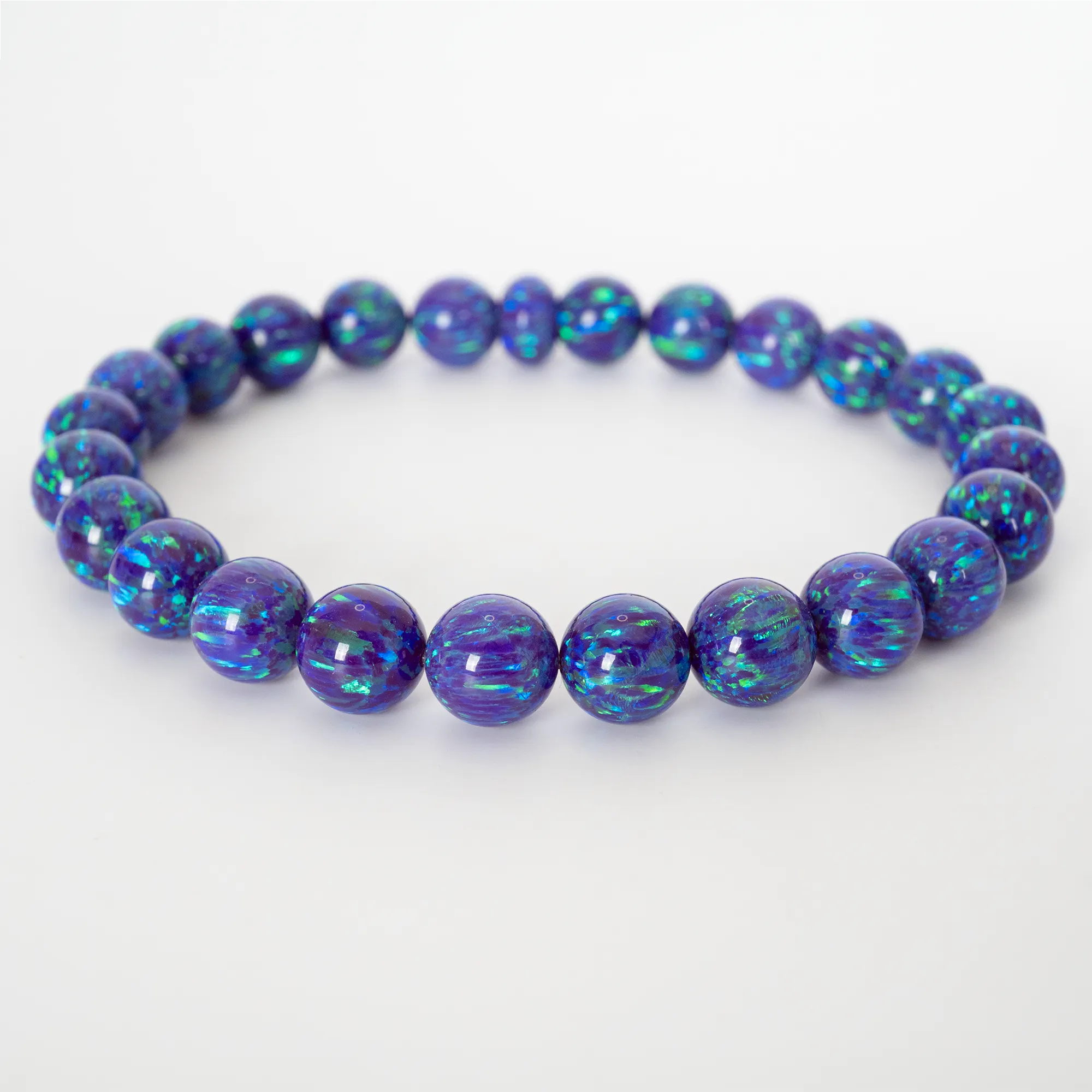 Sleepy Lavender Opal Beaded Bracelet