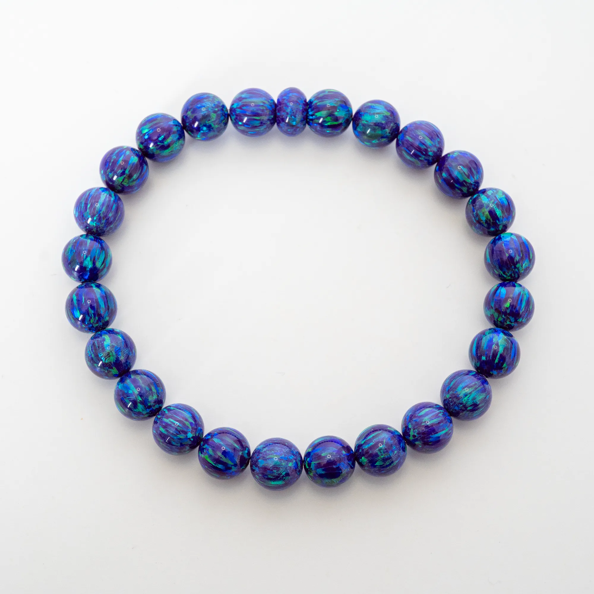 Sleepy Lavender Opal Beaded Bracelet