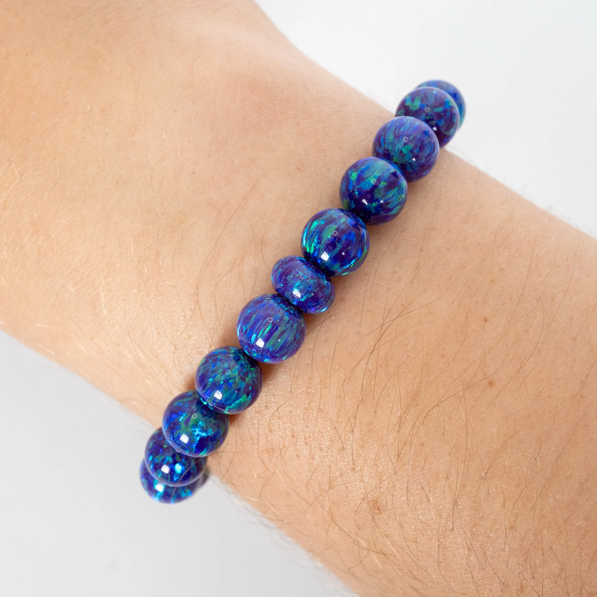 Sleepy Lavender Opal Beaded Bracelet