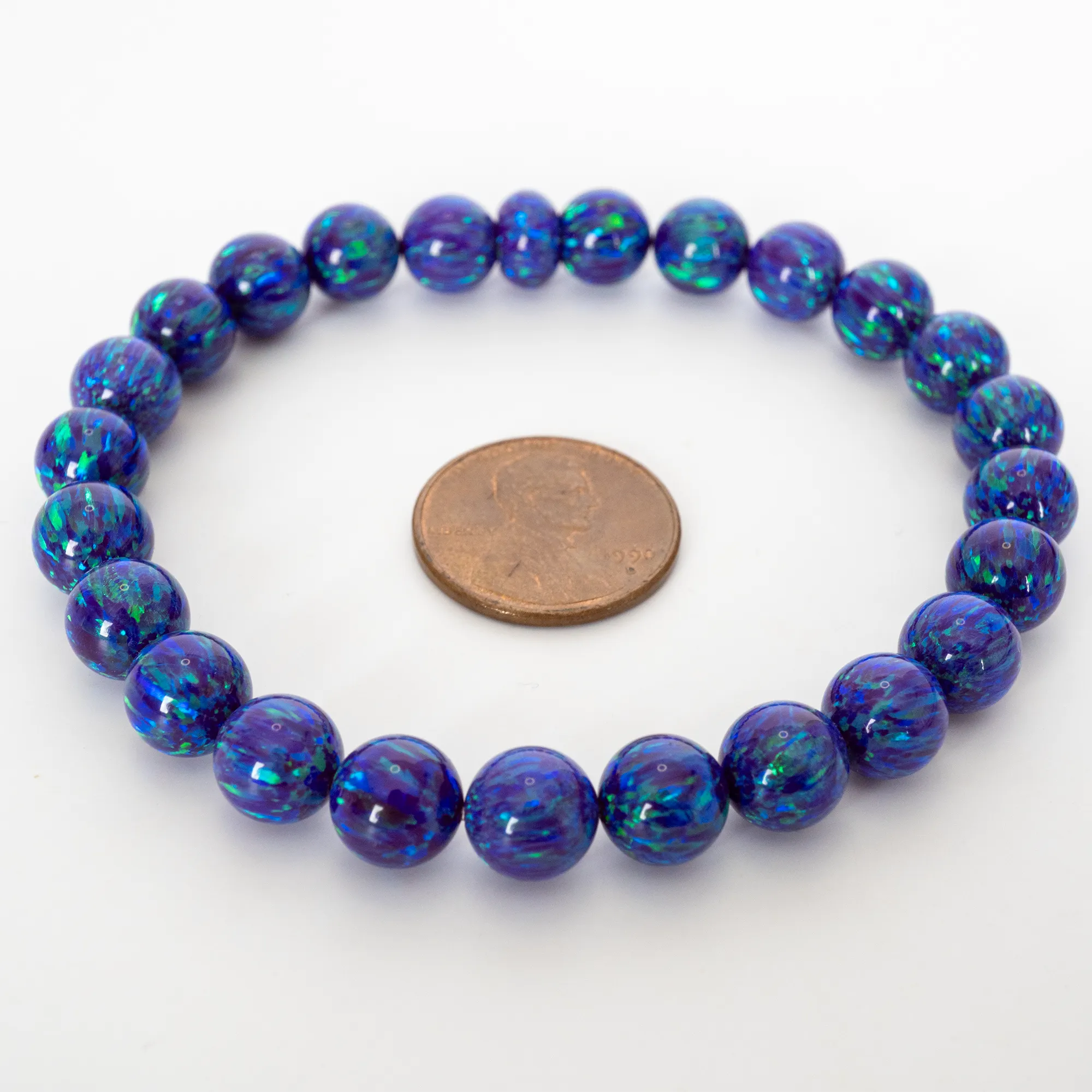 Sleepy Lavender Opal Beaded Bracelet