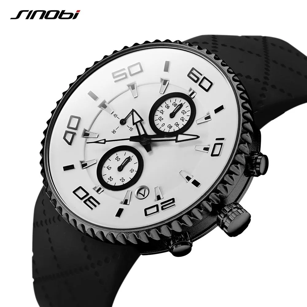 Sports Watches Mens Stopwatch 30m Waterproof