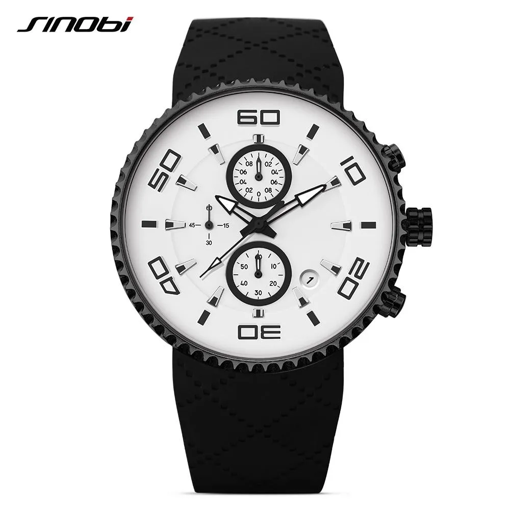 Sports Watches Mens Stopwatch 30m Waterproof