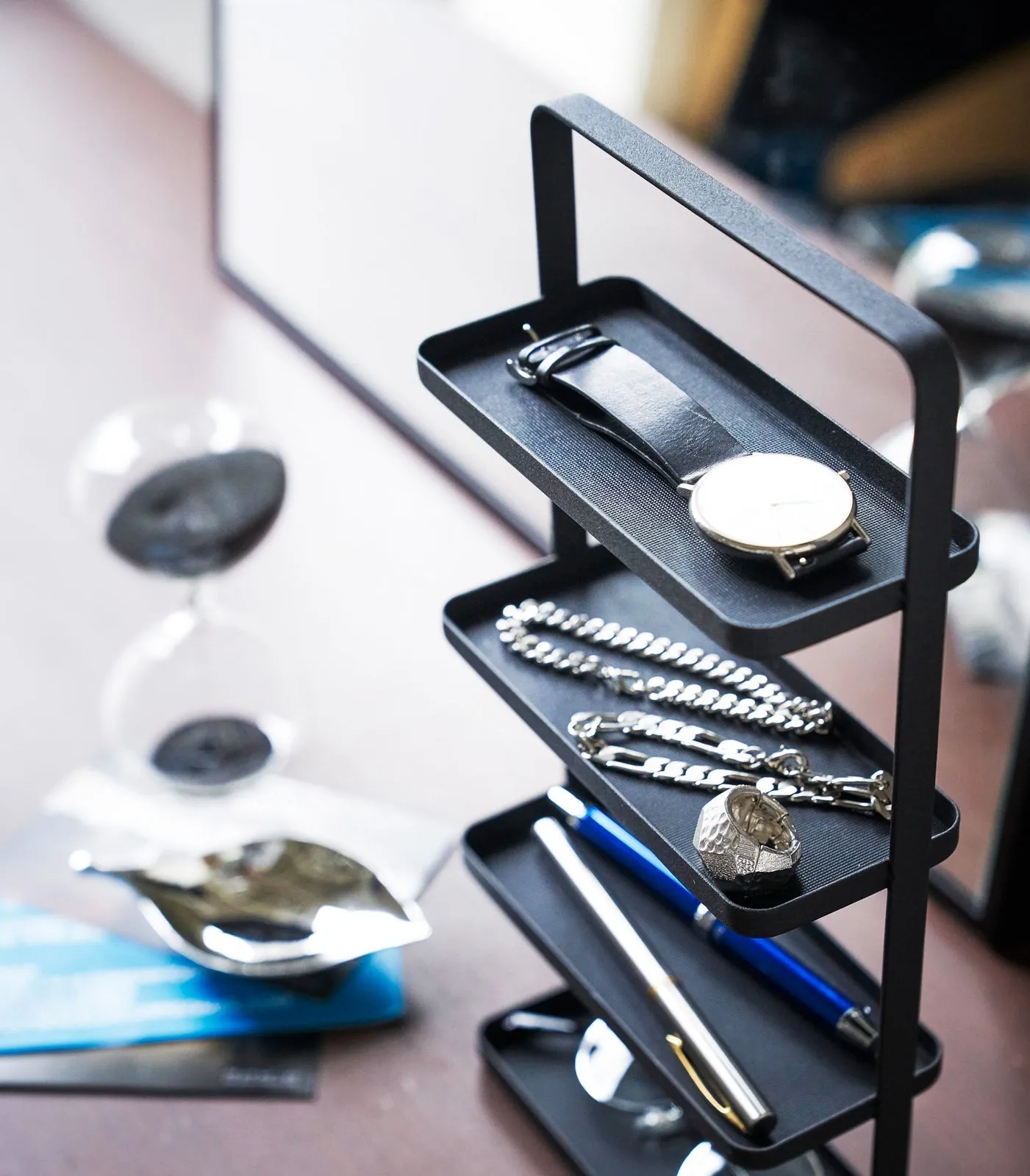 Steel Jewelry Stand