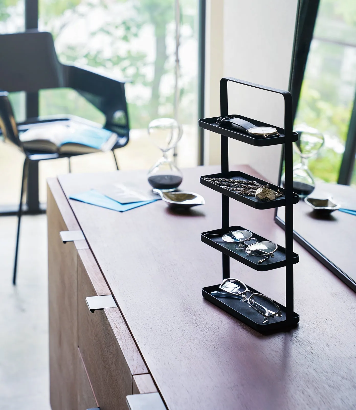 Steel Jewelry Stand