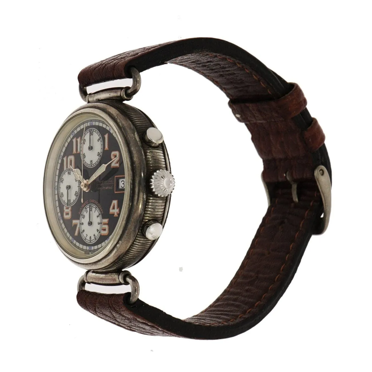 Sterling Silver 12-Hour Chronograph