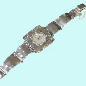 Sterling Silver Watch for Woman Handcrafted Watches Japanese Myota NEW