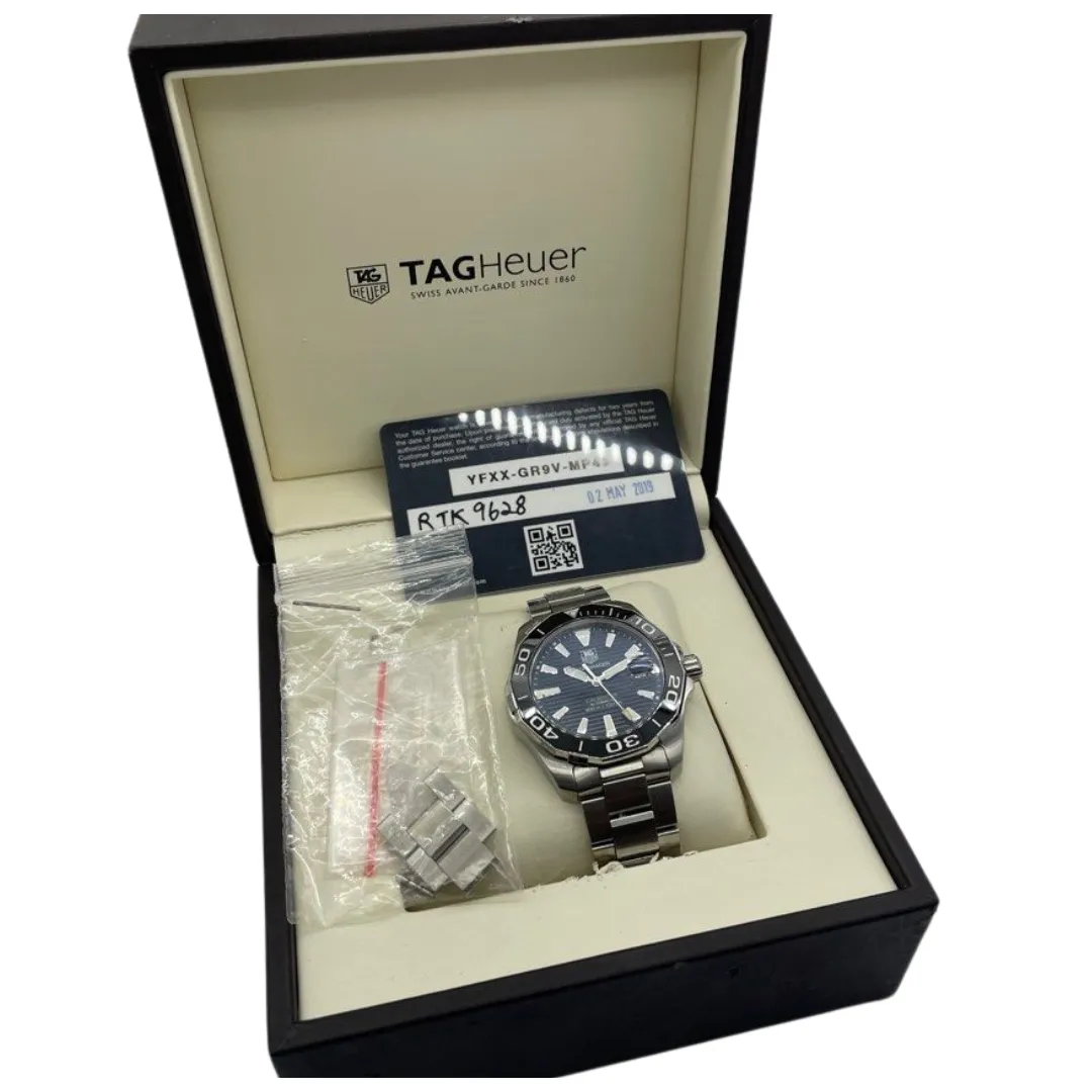 Tag Heuer Aquaracer 41mm Automatic Black Dial Watch