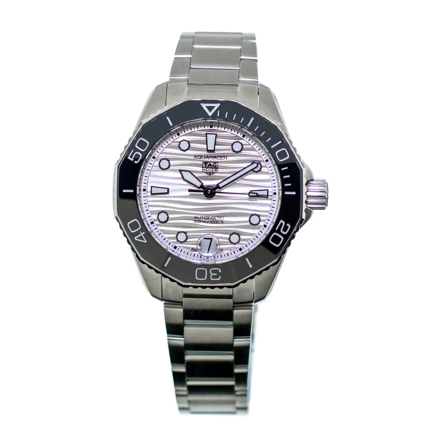 TAG Heuer Aquaracer Automatic 36mm Stainless Steel with Silver Index Dial WBP231C.BA0626