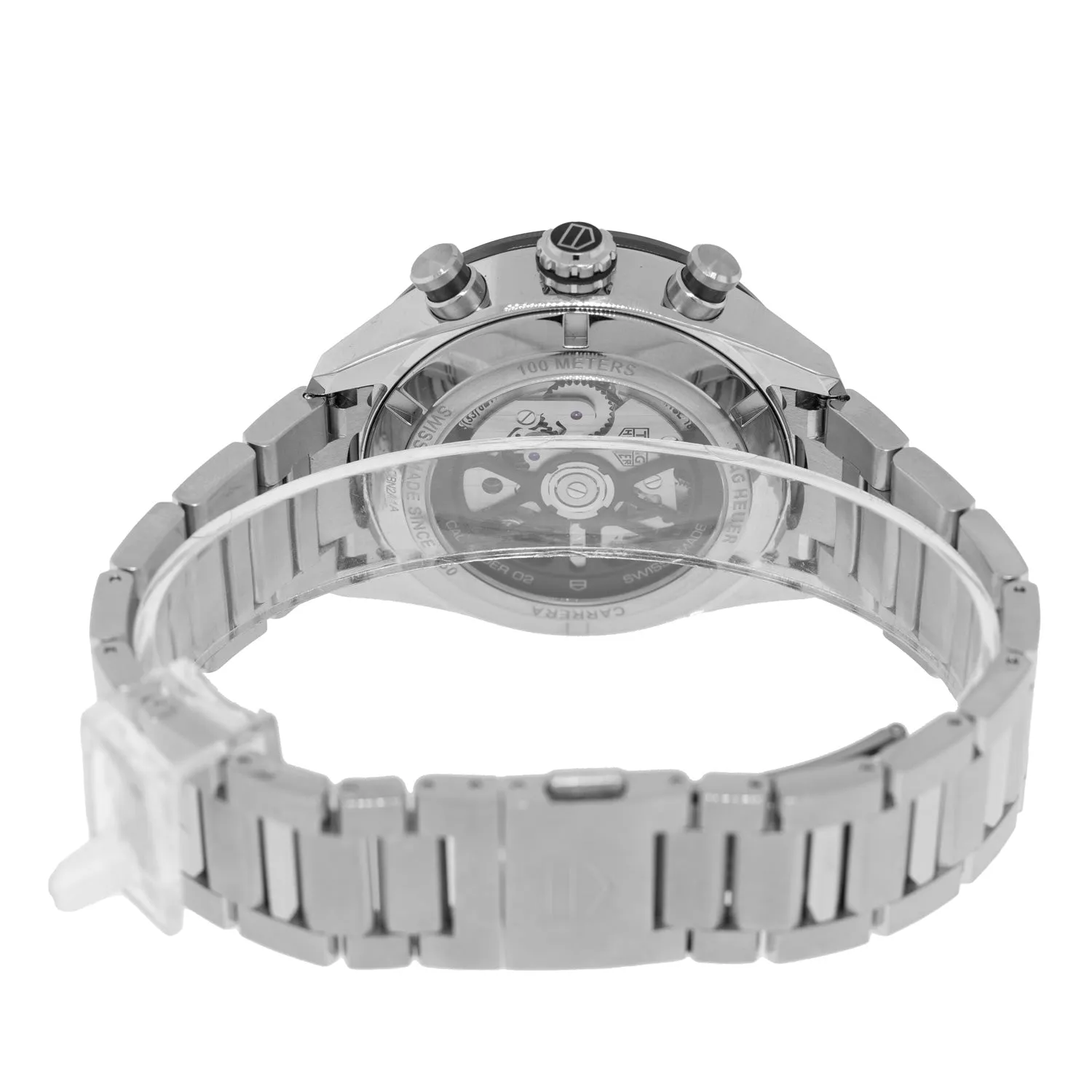 TAG Heuer Carrera Chronograph 44mm Stainless Steel with Blue Index Dial CBN2A1A.BA0643