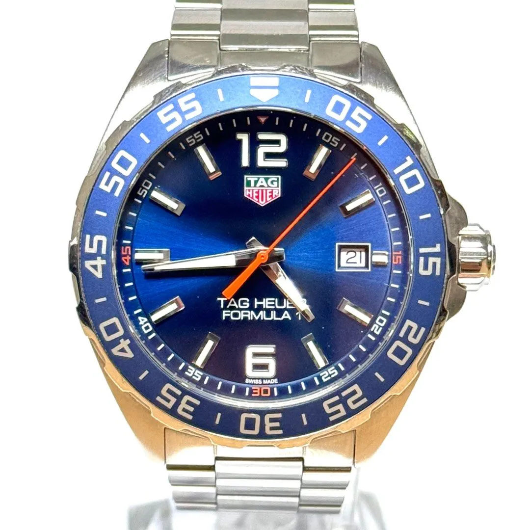 Tag Heuer Formula 1 WAZ1010 Quartz Blue Dial Men Watch
