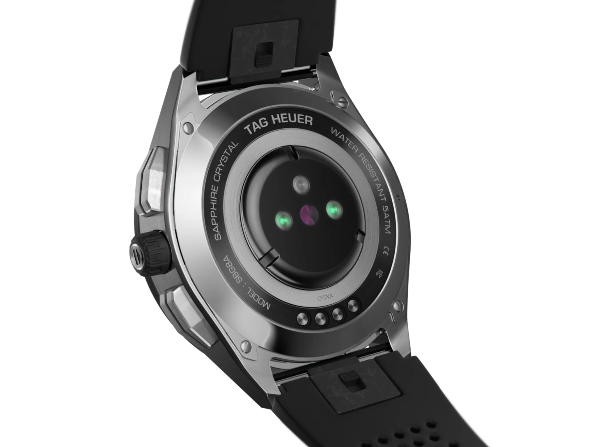 TAG Heuer Watch Connected 45 Steel Black Rubber
