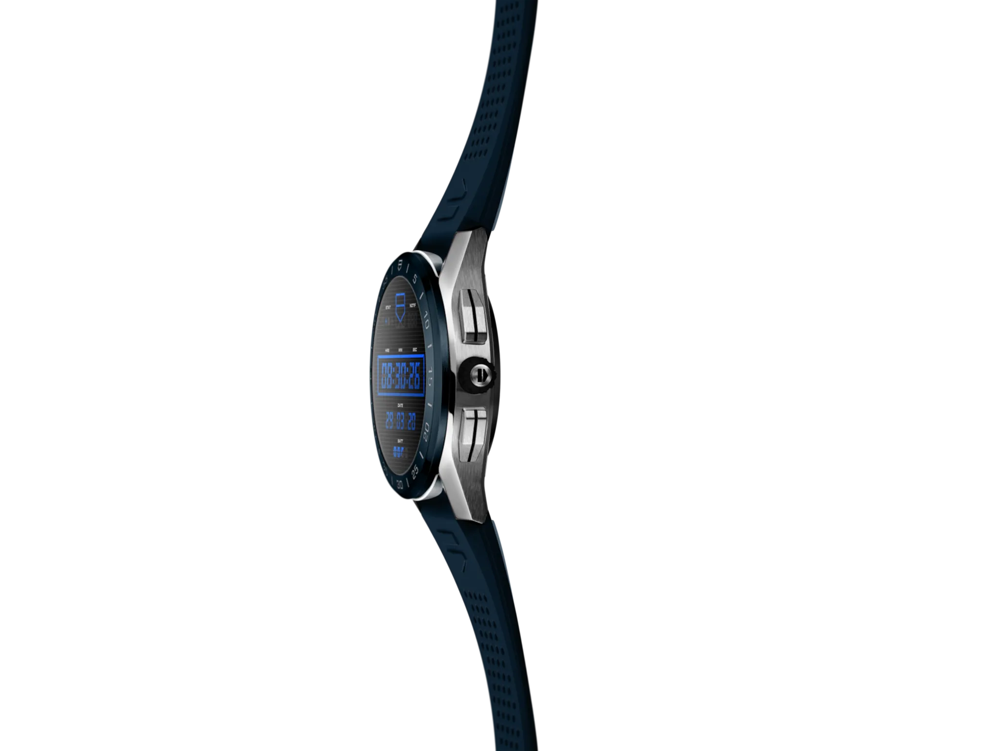 TAG Heuer Watch Connected 45 Steel Blue Rubber