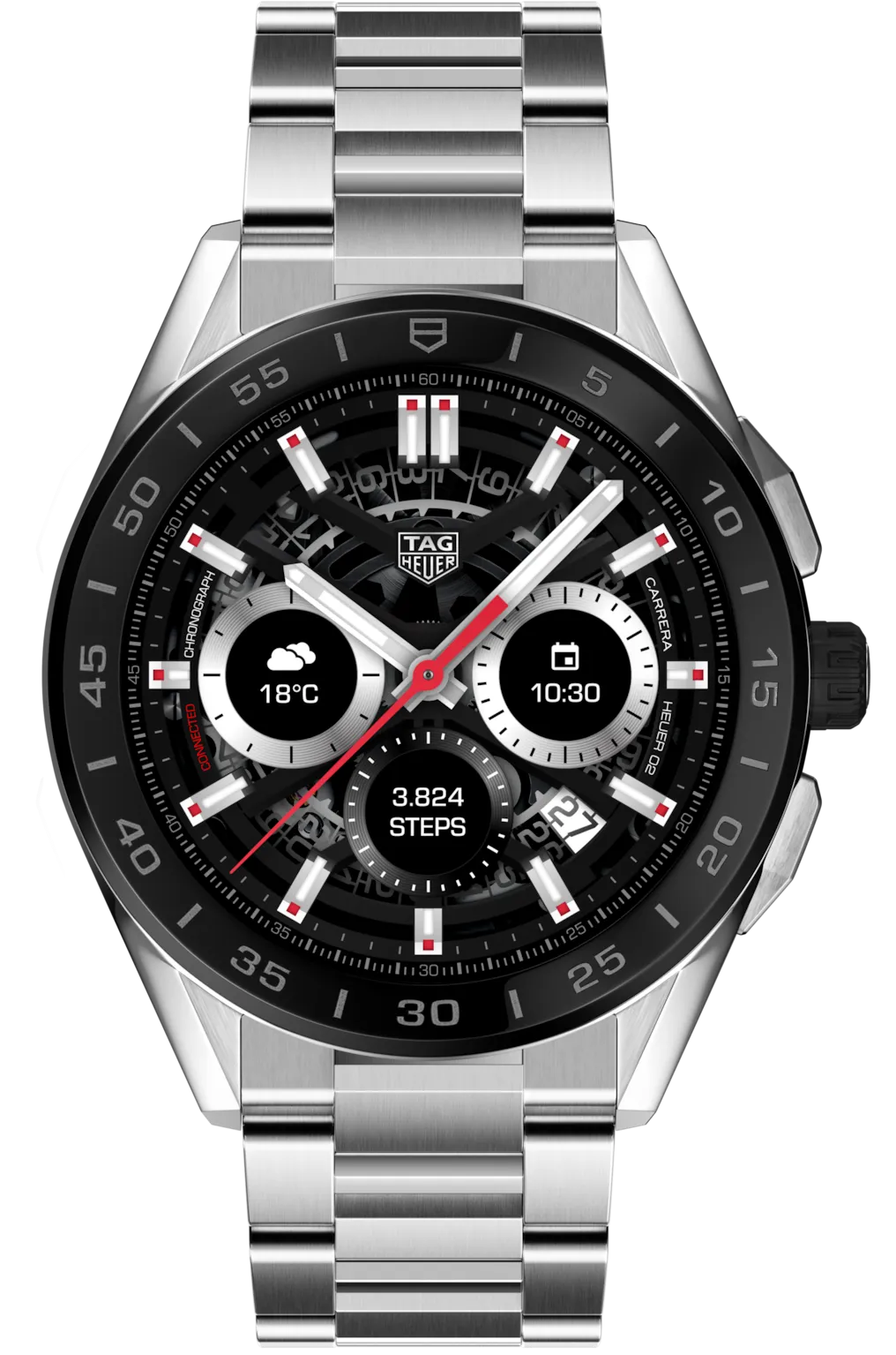 TAG Heuer Watch Connected 45 Steel Bracelet