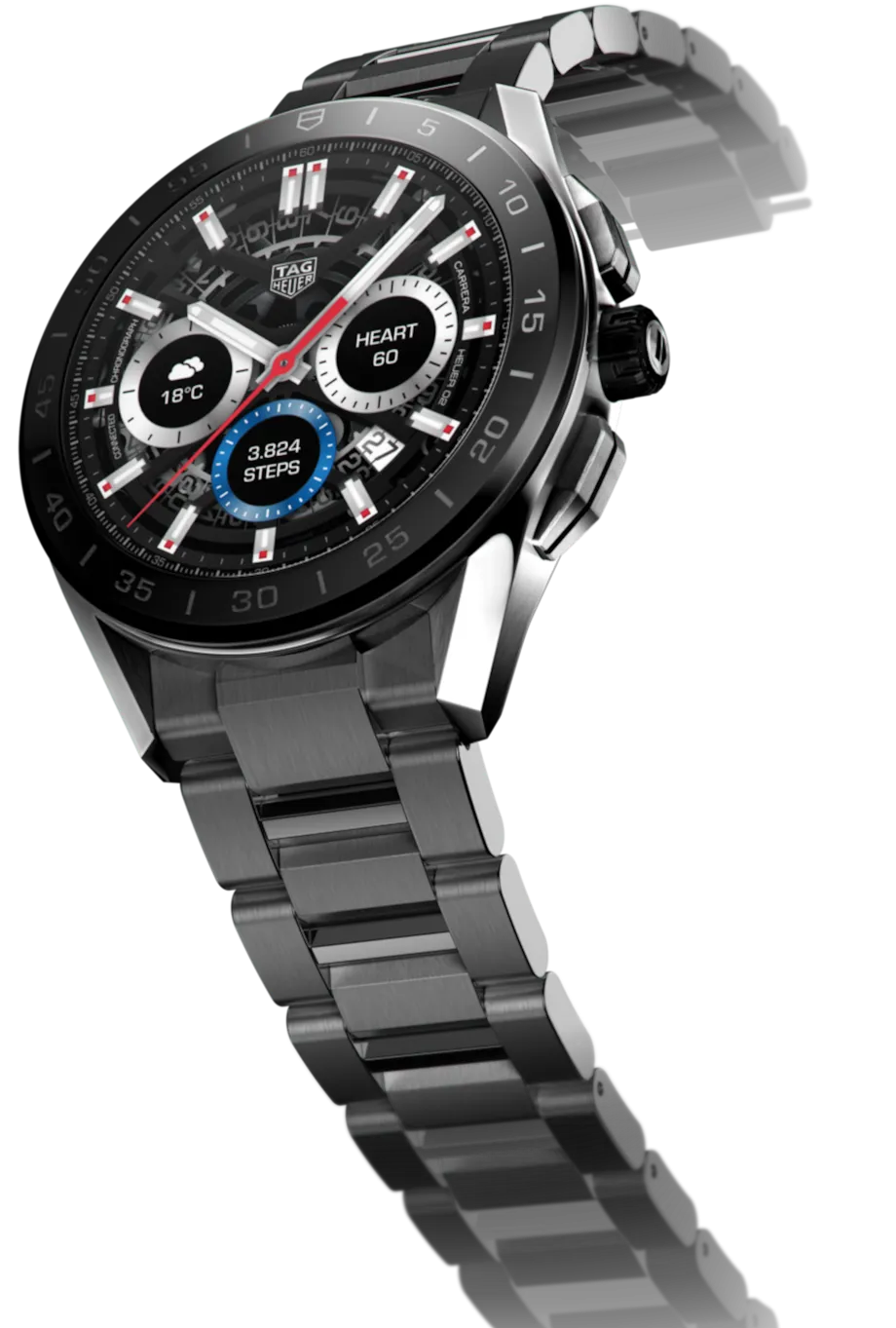TAG Heuer Watch Connected 45 Steel Bracelet