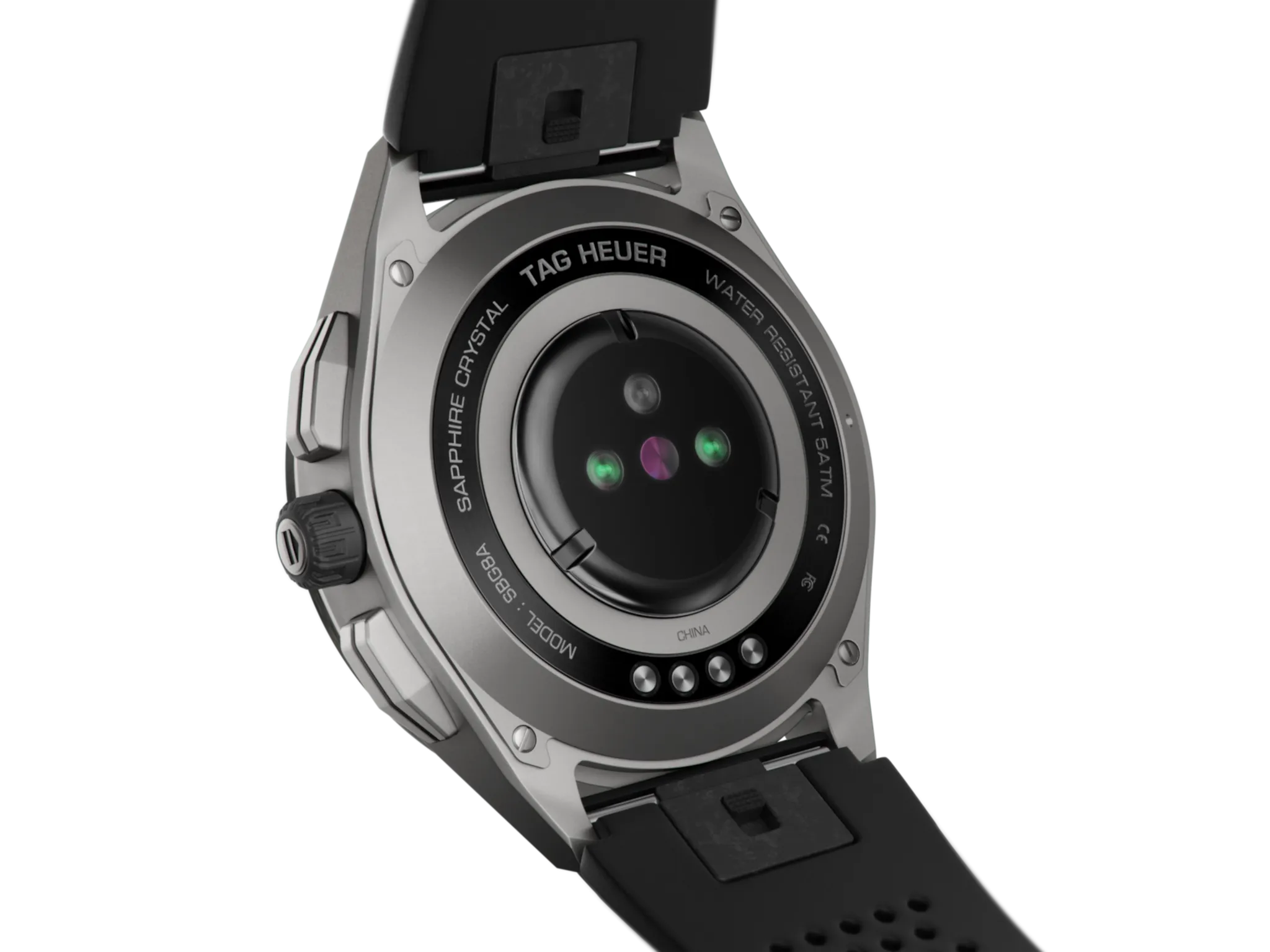 TAG Heuer Watch Connected 45 Titanium Black Rubber