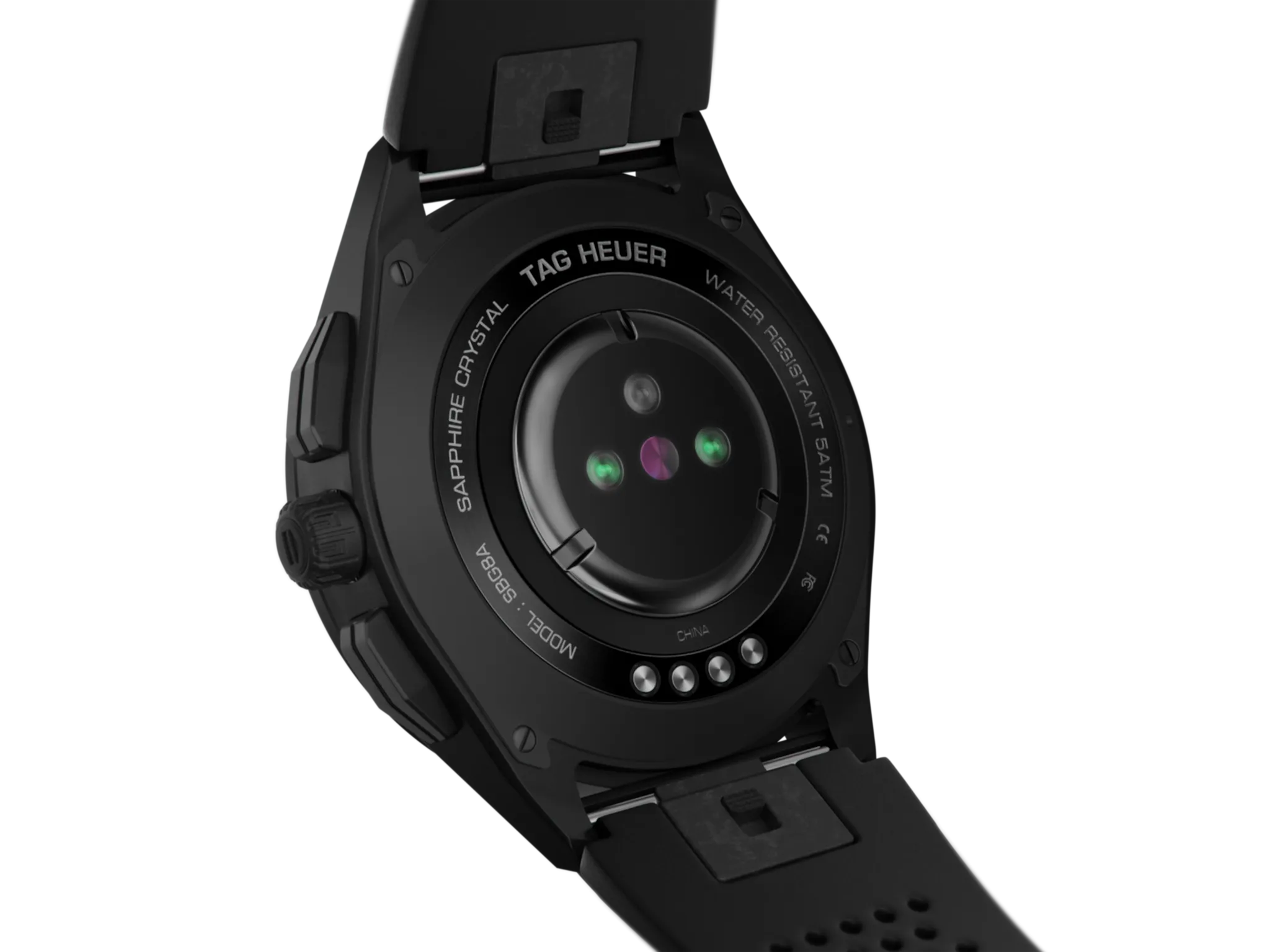 TAG Heuer Watch Connected 45 Titanium Black Rubber