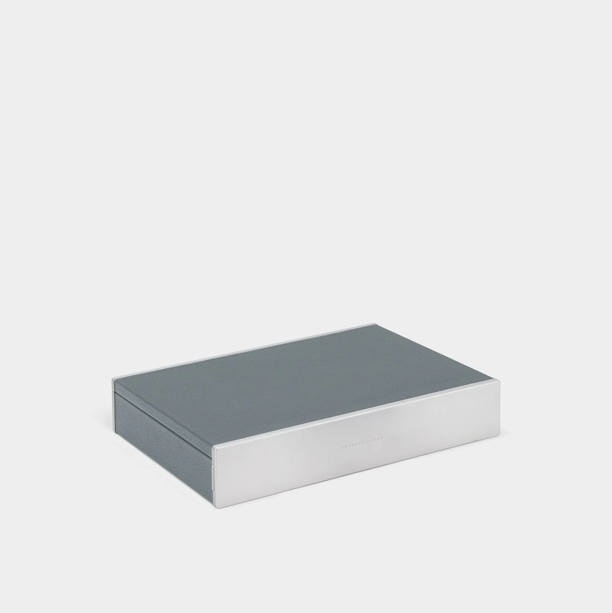 TAYLOR 4 WATCH AND JEWELRY BOX - CLOUD GREY / GREY