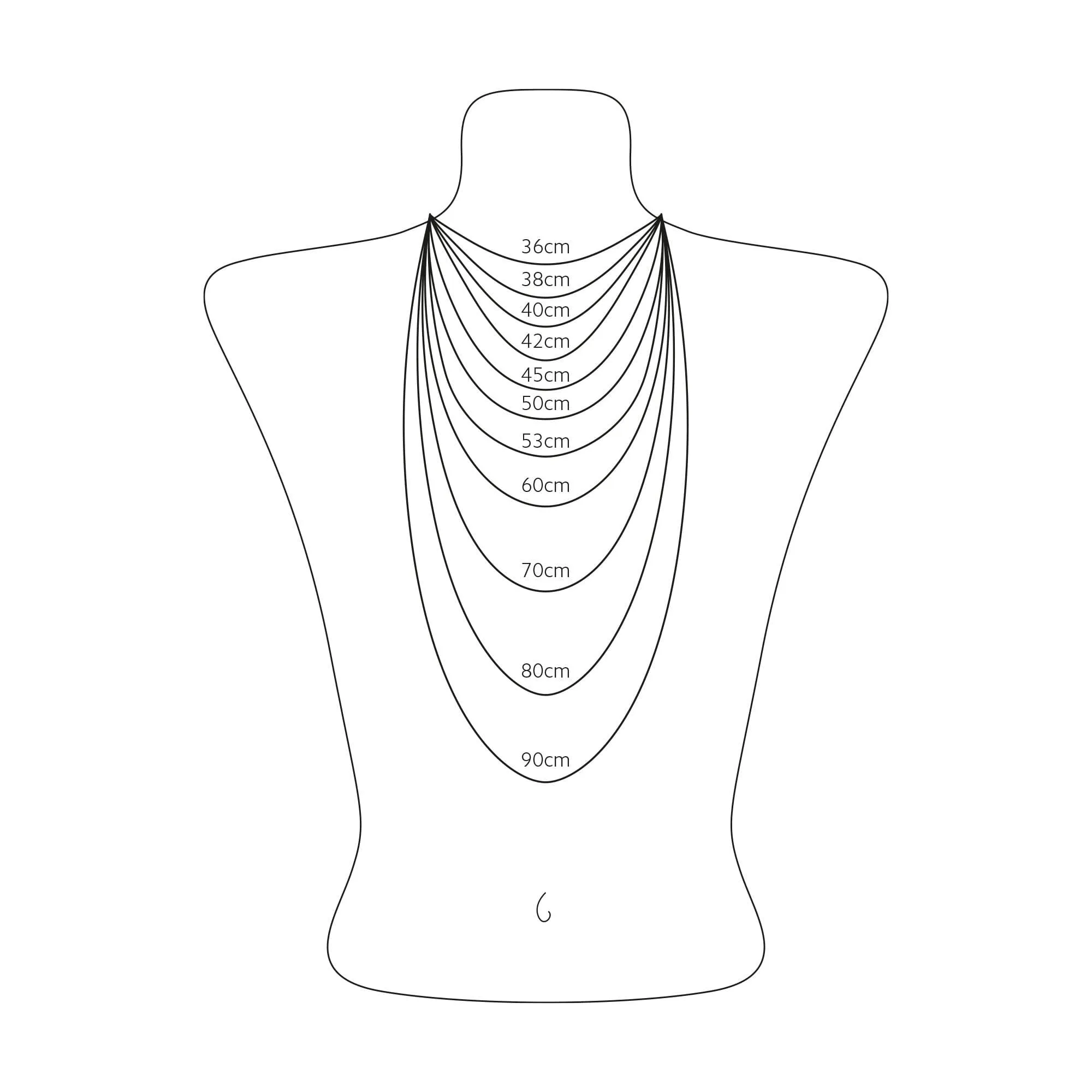 THOMAS SABO Necklace with letter pendant A and white zirconia - silver