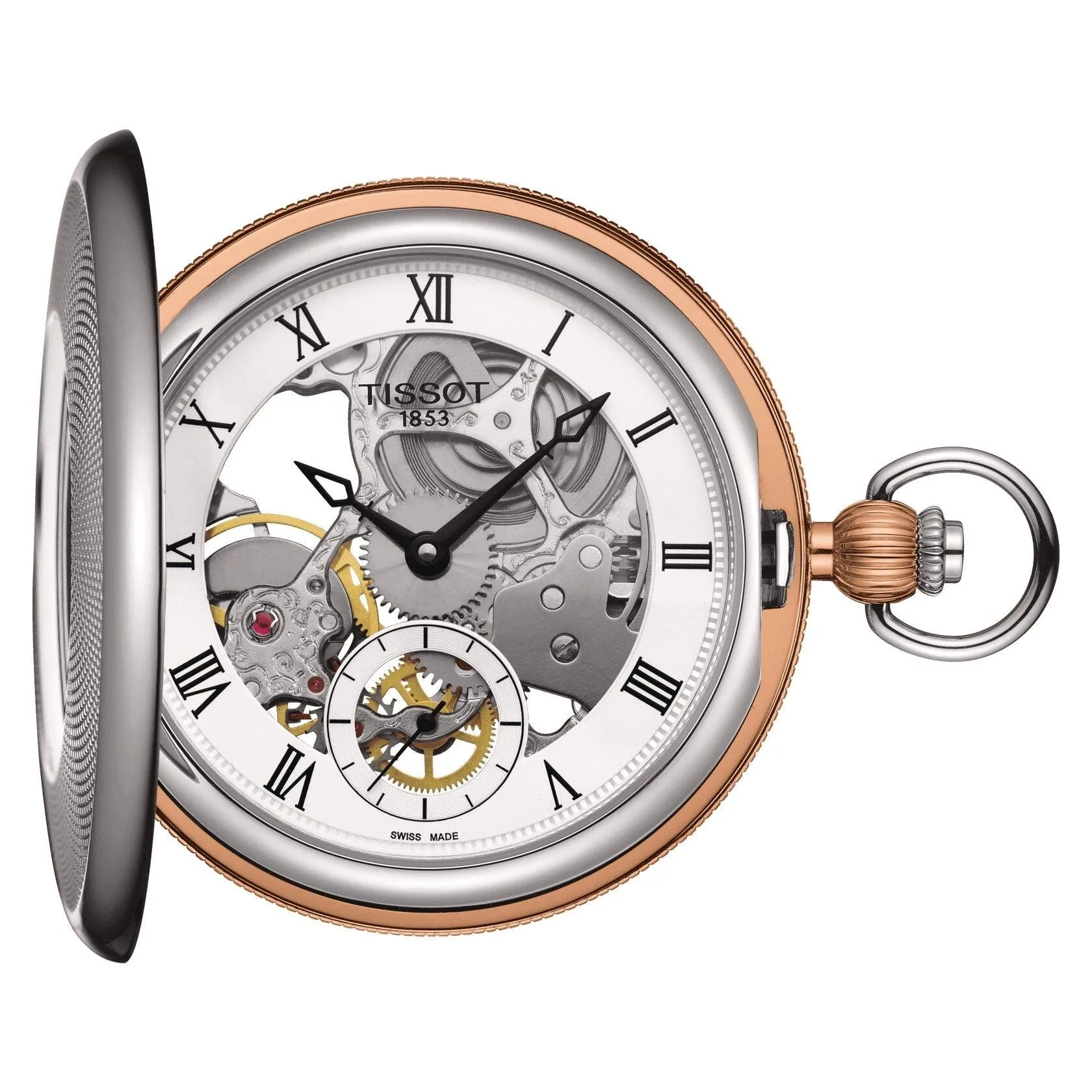 Tissot Bridgeport Mechanical Skeleton T-Pocket Men's Watch T8594052927300