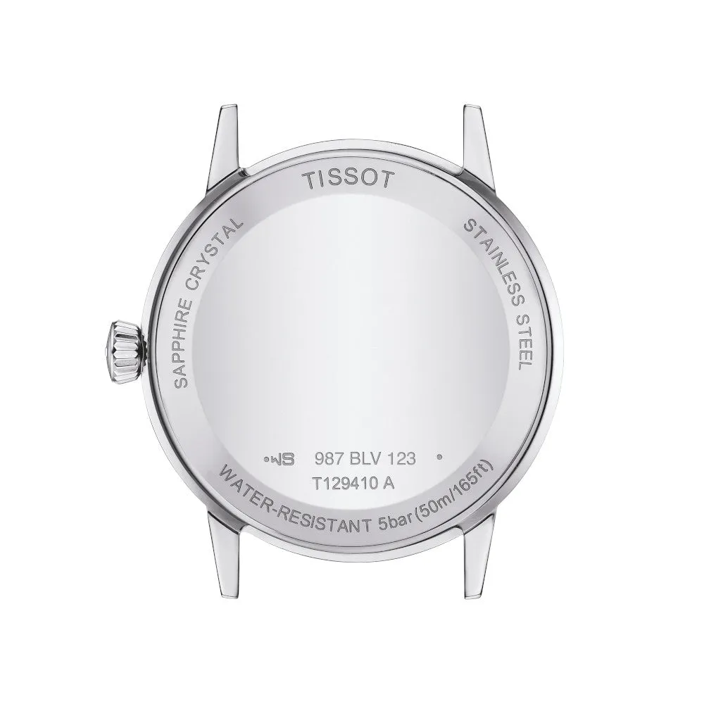 Tissot Classic Dream Mens Stainless Steel Brown Leather Strap Watch
