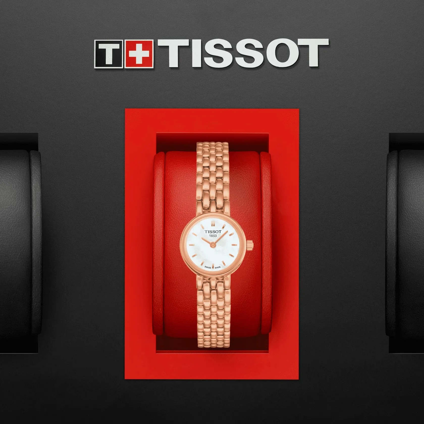 Tissot Lovely Ladies Rose Tone Mother of Pearl Dial Watch