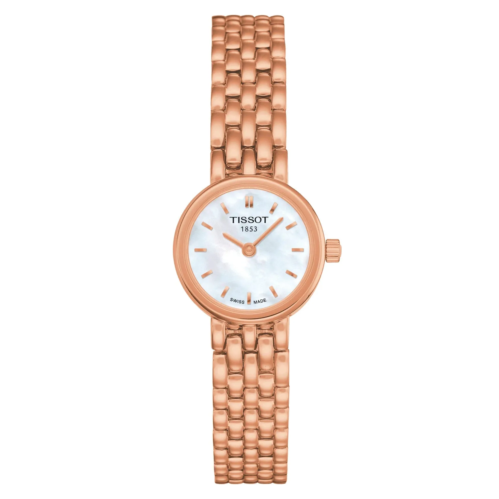 Tissot Lovely Ladies Rose Tone Mother of Pearl Dial Watch