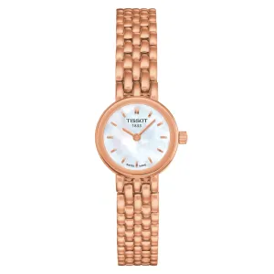 Tissot Lovely Ladies Rose Tone Mother of Pearl Dial Watch