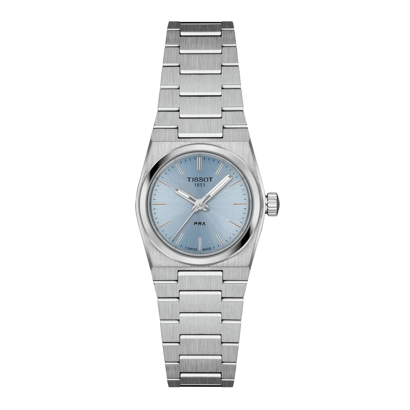 Tissot PRX (25mm) Ladies Stainless Steel Ice Blue Dial Watch