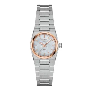Tissot PRX (25mm) Ladies Two Tone Mother of Pearl Dial Watch